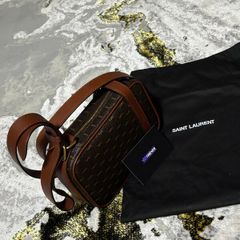 Saint Laurent Luxury Brown Crossbody Monogram Bag Designer Inspired with Saint Laurent Dust Bag