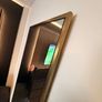 brass mirror with led strip lighting + drawers Image 2