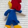 Vintage Woody Woodpecker Plush approx. 19" Walter Lantz Universal Studios Play by Play Plush Toy Used His head is FALLING down Please look a t the pictures Image 5