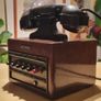 Antique Dictograph Telephone Intercom Substation Wood Image 3
