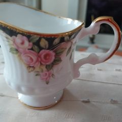 Queen's Midnight Rose Chintzy China Milk Jug