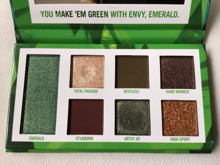 bh Emerald for May 7 Color Shadow Palette
