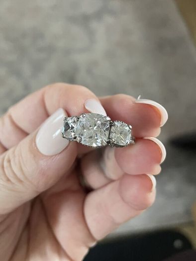 Engagement/Anniversary Moissanite Rings - 2 Rings