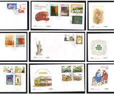 Collection 1993 Ireland Commemorative Stamps An Post First Day Cover (FDC). Collection of 9 covers.