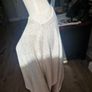 slash neck cream knit Image 2