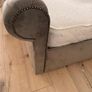 Luxury Grey Velvet Chesterfield-Style Bed with mattress Image 2
