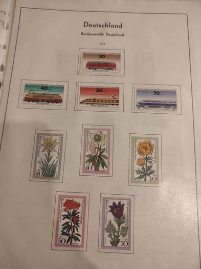 GERMANY 1975-82 album with stamps