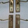 Door Handles Brass (PER PAIR). Image 2