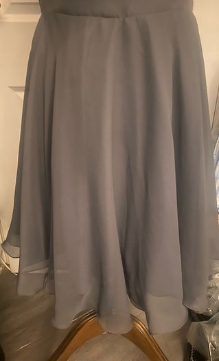 Grey Dress and Scarf