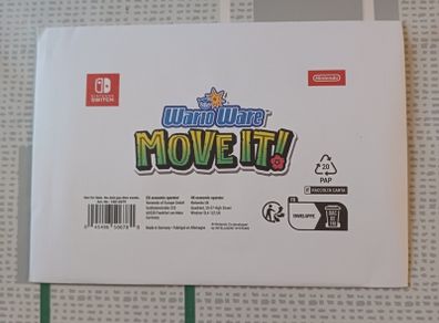 Wario Ware Move It! Preorder Postcards - Set of 4 - New - Nintendo Switch - No Game