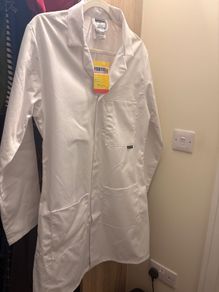 New Portwest White Lab Coat