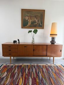 Long Mid Century Sideboard
