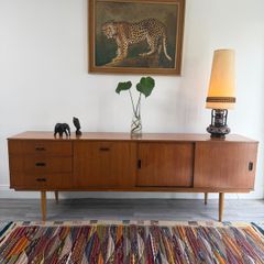 Long Mid Century Sideboard