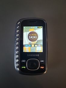 Samsung GT-B3310 Slider Phone in SILVER