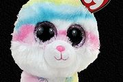 Ty Beanie Boo Plush Soft Toy Lollipop the Rabbit 23cms and Gift Bag