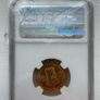 Rare NETHERLANDS. Gold coin 10 Guilden 1917, NGC graded MS64+ Image 4