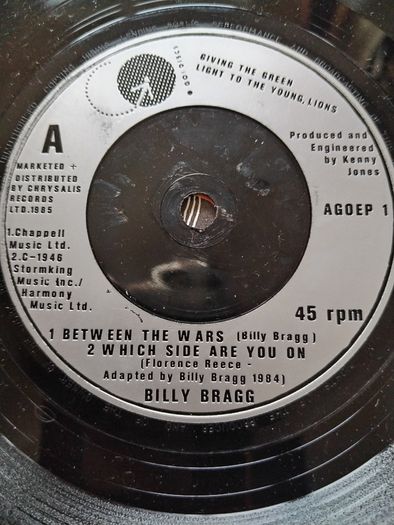Vinyl Billy Bragg Between The Wars