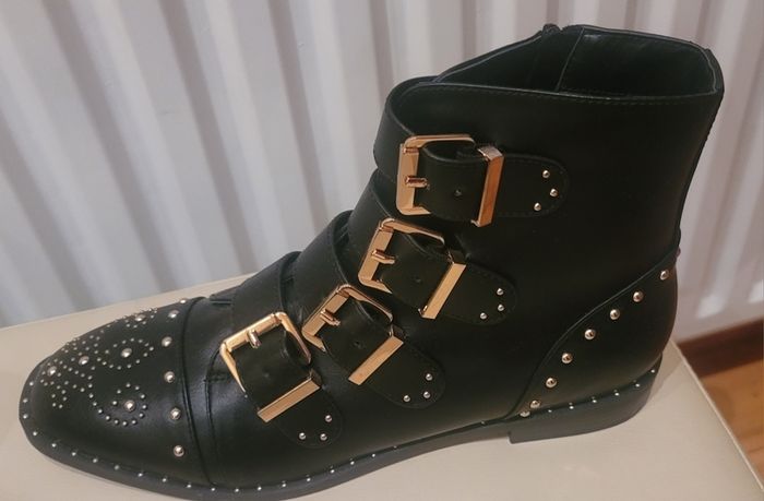 River Island black ankle boots