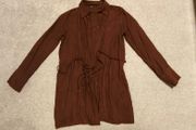 LC Waikiki Brown Long Sleeve Shirt Dress / Tunic