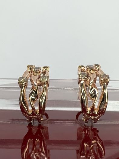 Diamonds Champagne Diamond Earrings
