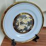 The Art of Chokin -  24kt Gold Trimmed Japanese 8" Ceramic Plate Image 2