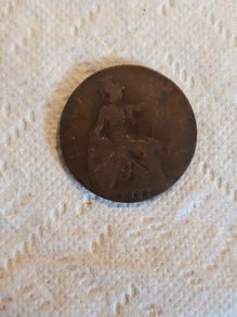 1925 English half penny