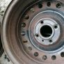 2 x steel rims 15", 4 stud, about 114mm ish from hole centre to the opposite home centre... Possibly fit a nissan etc Image 10