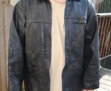 Vintage Leather Jacket XL