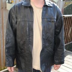 Vintage Leather Jacket XL