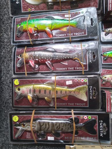 Fishing lures Westin and Strike pro