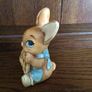 Vintage Stonecraft Pendelfin rabbit ornament picnic Midge Image 2