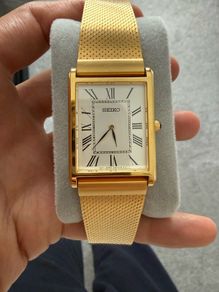 seiko tank men's watch