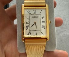 seiko tank men's watch