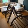 Wooden Pikler triangle climbing set with slide and arch Image 3