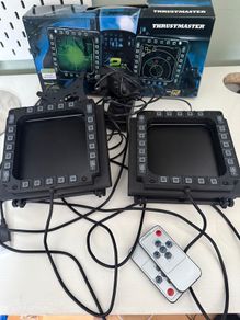 Flight Sim MFD project Thrustmaster MFD Cougar with screens x2