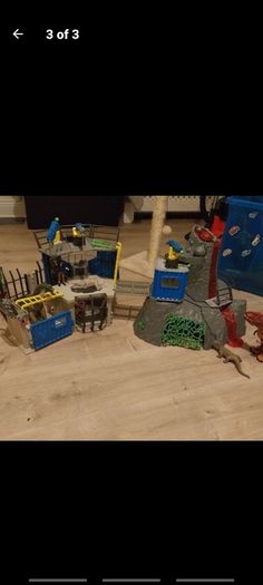 Schleigh dinosaur research lab and volcano