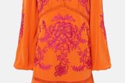New Without Tags Karen Millen Embroidered Ladder Mini Dress