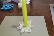 Candle holder glass crystal