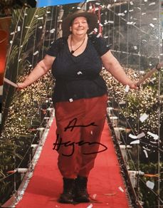 signed photo from the chase Anne hegerty