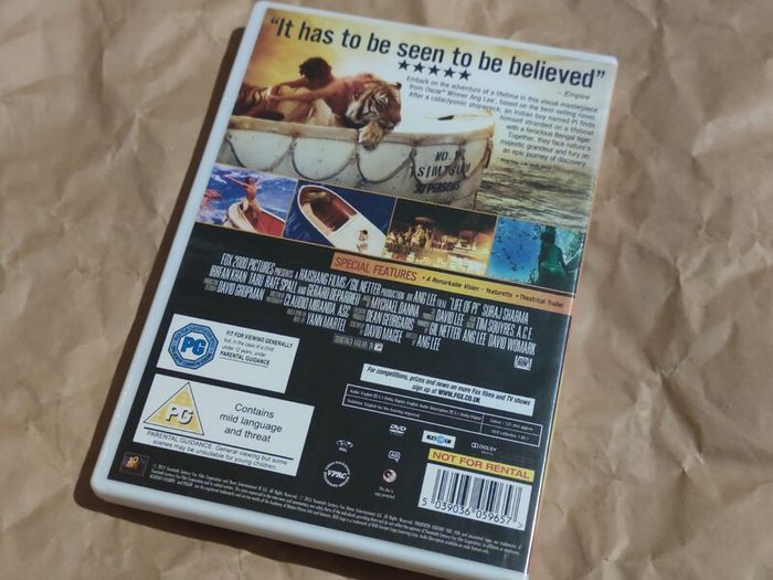 Life Of Pi Dvd
