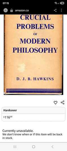 Crucial Problems of Modern Philosophy, 1957