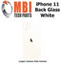 iPhone 11 Back Glass Replacement Rear Battery Cover with Adhesive White Image 2