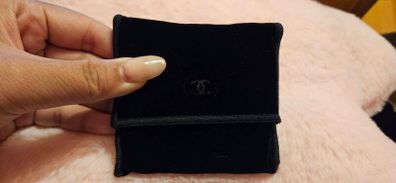 Chanel Double Sided Pocket Mirror with Chanel Pouch