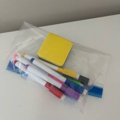 whiteboard marker and eraser