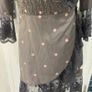 Odd Molly Grey lace & pink embroidered dress. Size 8/10 Image 4