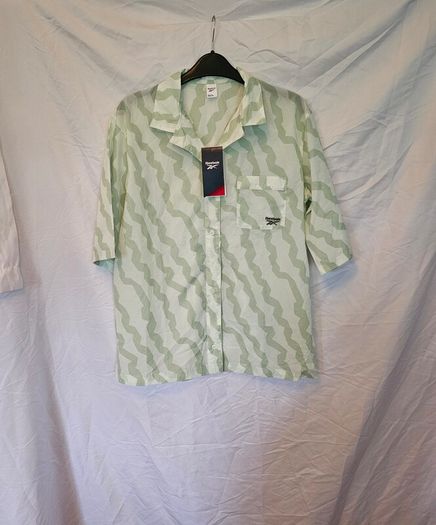 Reebok Green Wave Print Shirt