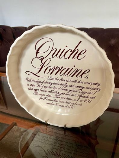 Vintage T.G. GREEN CHURCH GRESLEY England Quiche Lorraine Pie Oven Dish