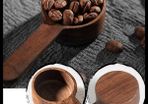 Caife.ie Coffee Measuring Spoon Made From Solid Black Japanese Walnut