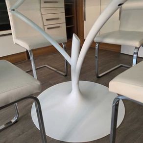 Calligaris dining table. Ez living dining chairs