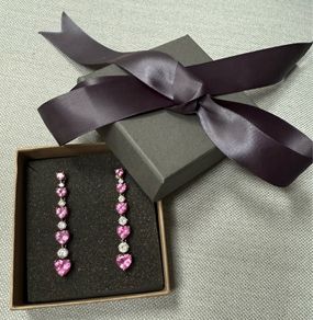 Diamante earrings - unwanted gift
